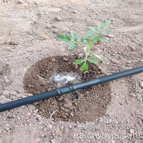 Tubería de riego por goteo 16PE con espaciado de 30 cm